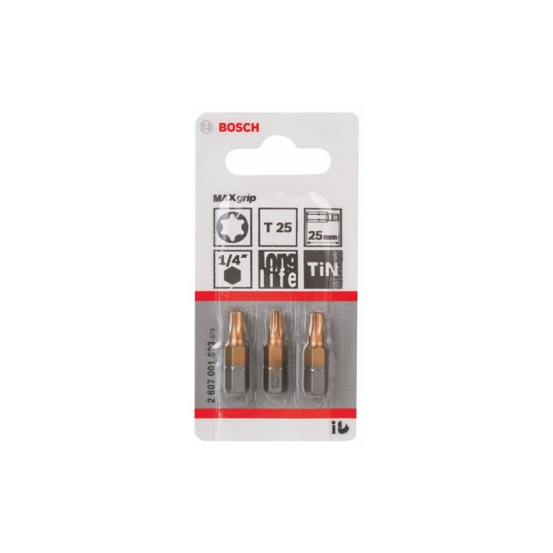 Bosch 2607001693 Max Grip Screwdriver Bit