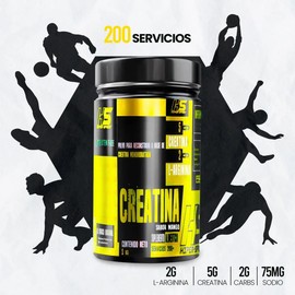 Creatina Monohidratada Hs 1kg 200 Servicios Hiper Sports