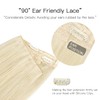 HOTBANANA Wire Hair Extensions, 16 inch 95g Platinum Blonde Fish