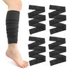 XiuGlimpse 4 Pieces Elastic Calf Compression Bandage,Lymphedema Wraps for Legs,Compression