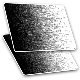 Rectangle Stickers(Set of 2) 7.5cm - Manga Anime Speed Graphic Fun Decals for Laptops,Tablets,Luggage,Scrap Booking,Fridges, #2808