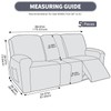 JIVINER Recliner Couch Cover, Latest Jacquard 5 Piece Stretch Sofa