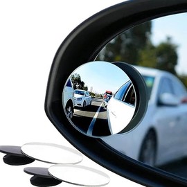 Tempaky 2 piezas de espejo de punto ciego para coche, espejo retrovisor, espejo de punto ciego para espejo retrovisor, ciego