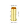 PATIKIL 8mm Tube OD Brass Compression Sleeves Ferrules, 20 Pack