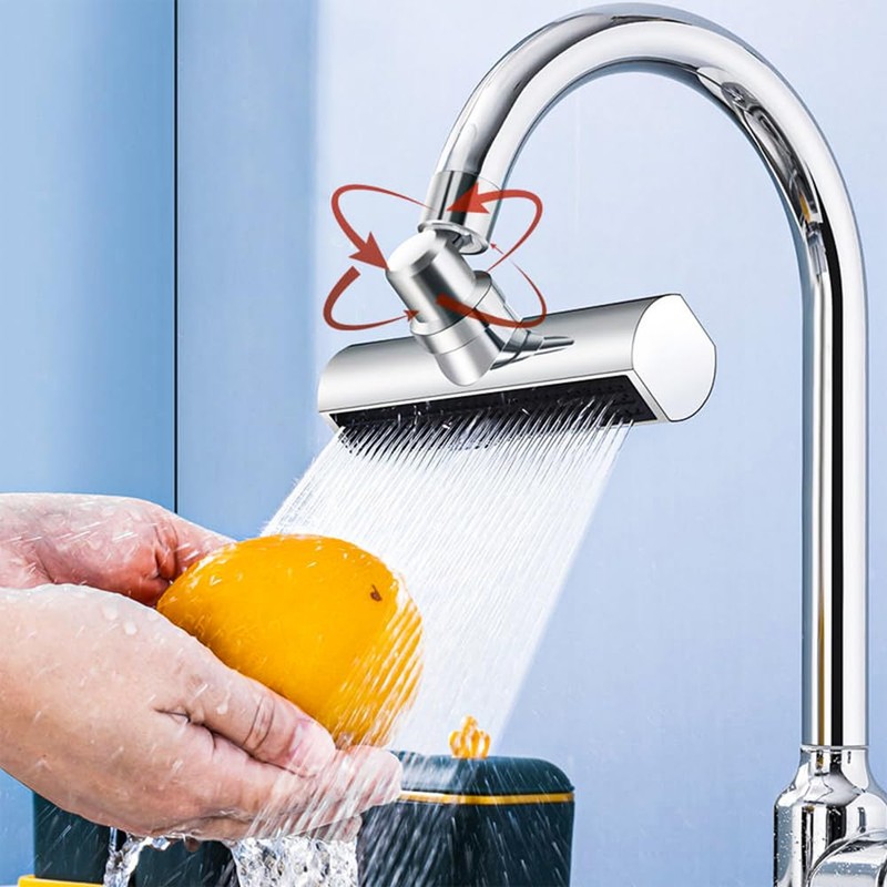 Namvo Waterfall Kitchen Sink Mixer Tap Kitchen 360° Waterfall Kitchen