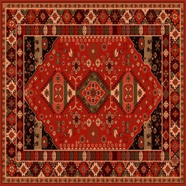 ZFENGYYUAN Bohemian Style Throw Pillow Covers 45 x 45cm Square Decorative Cushion Covers Exotic Abstract Vintage Pillowcases for Sofa Couch Living Room Bedroom Outdoor Home Office Decor two sides