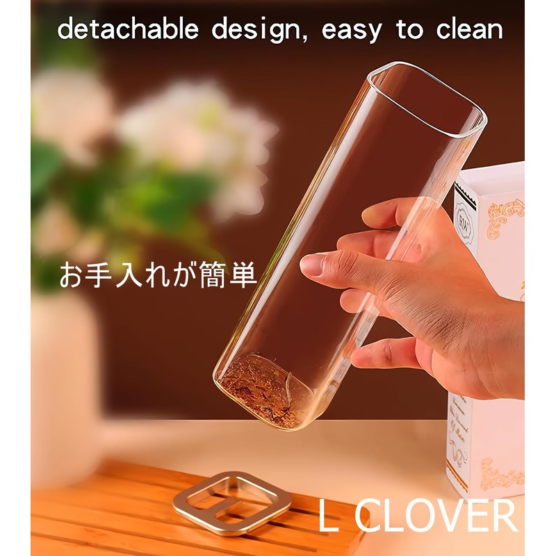 L CLOVER Incense Burner, Ash Won't Fly Away Spill Incense