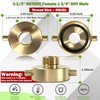 SpringSpray 1-1/2" NST (NH) Female x 3/4" GHT Male Brass