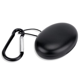 XIHIRCD Ear Plug Carrying Cases, Potable Storage Earplug Box with Travel Keychain Ear Plug Organizer Earbud Case Small Storage Earphone Case for Travel (Oval)