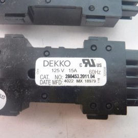Dekko 2 Pack Dekko 15A Receptacle Decorator Faces 280453 10-Wire For 8-10 System