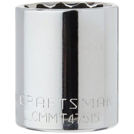 CRAFTSMAN Shallow Socket, SAE, 1/2-Inch Drive, 1-1/16-Inch, 12-Point (CMMT47515)