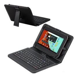 ENJOY-UNIQUE 9/9.7/10/10.1 inch Tablet Keyboard Case Cover Universal Keyboard Case for 9" 10" 10.1" Tablet with USB-C Port External Keyboard
