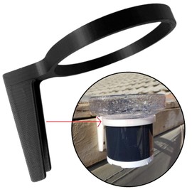 Twowinds Wall Mount for Netatmo Compatible Rain Sensor - Wall Mount for Rain Sensor - Sensor Holder in Black