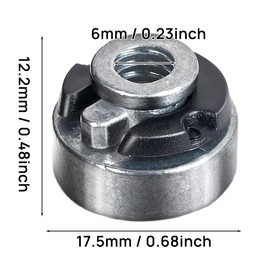 OICCTBF Motorcycle Zinc Alloy Rear Fender Seat Nut Seat Base Mounting Kit for Davidson for Touring Electra Glide Street Glide for Softail for Dyna for Sportster for CVO Fatbob 1996-2023