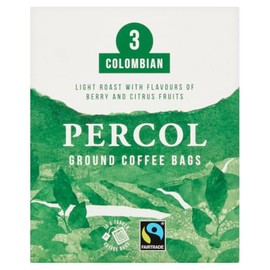 Percol Colombian Ground Coffee Bags 10 x 8g