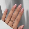 BTArtbox French Tip Press On Nails Almond - Press on