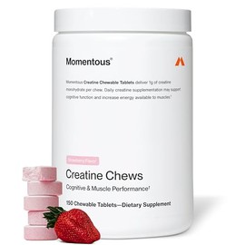 Momentous Creatina Masticable - Creapure Monohidrato