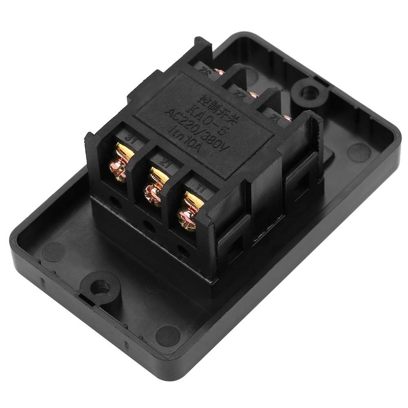 AC220V/380V 10A Push Button Switch,Waterproof On/Off Start Stop,Electric Tool Push