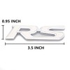 3D RS Emblem Front Grill Badge Decal Sticker Logo for