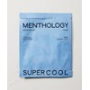 Menthology(メンソロジー) スーパークールマスクパック 鎮静シート フェイスパック 保湿 クールダウン 赤み・毛穴ケア 敏感肌 韓国コスメ メントロジー