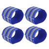 X AUTOHAUX 4 Pcs Reflective Bands for Wrist Reflective Wristbands