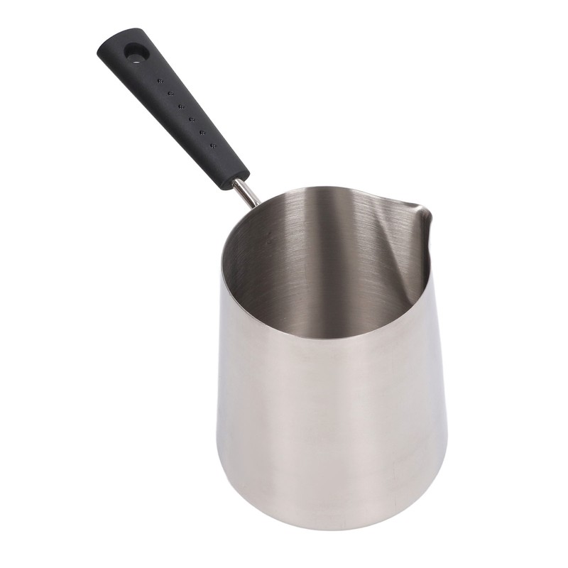 Coffee Milk Frothing Pitcher Cup 304 Stainless Steel Long Handle