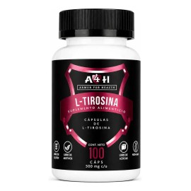 Tirosina A4h 100 Cápsulas De 500 Mg L-tyrosine Sabor Sin Sabor