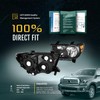FEBERG [OE Style Anti-Yellowing For 2007-2013 Tundra Headlights Assembly (NOT