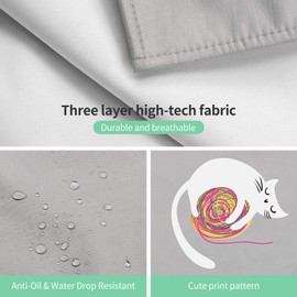 Viedouce Children's Aprons with Pocket, Waterproof Aprons for Boys and Girls, Adjustable Cooking Apron/Kitchen Apron for Crafts, Painting, Baking, Cooking (4-13 Years)