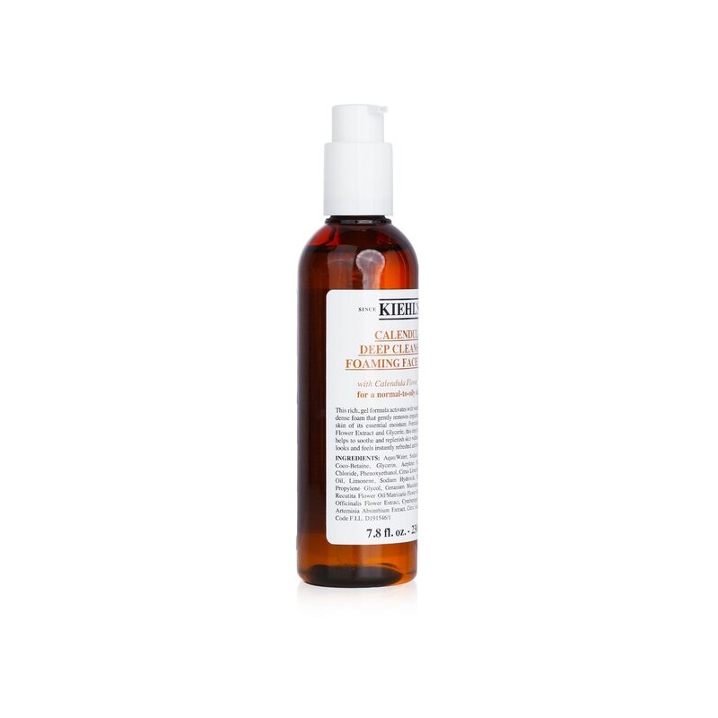 키엘 카렌듈라 딥 클렌징 포밍 페이스 워시 230ml Calendula Deep