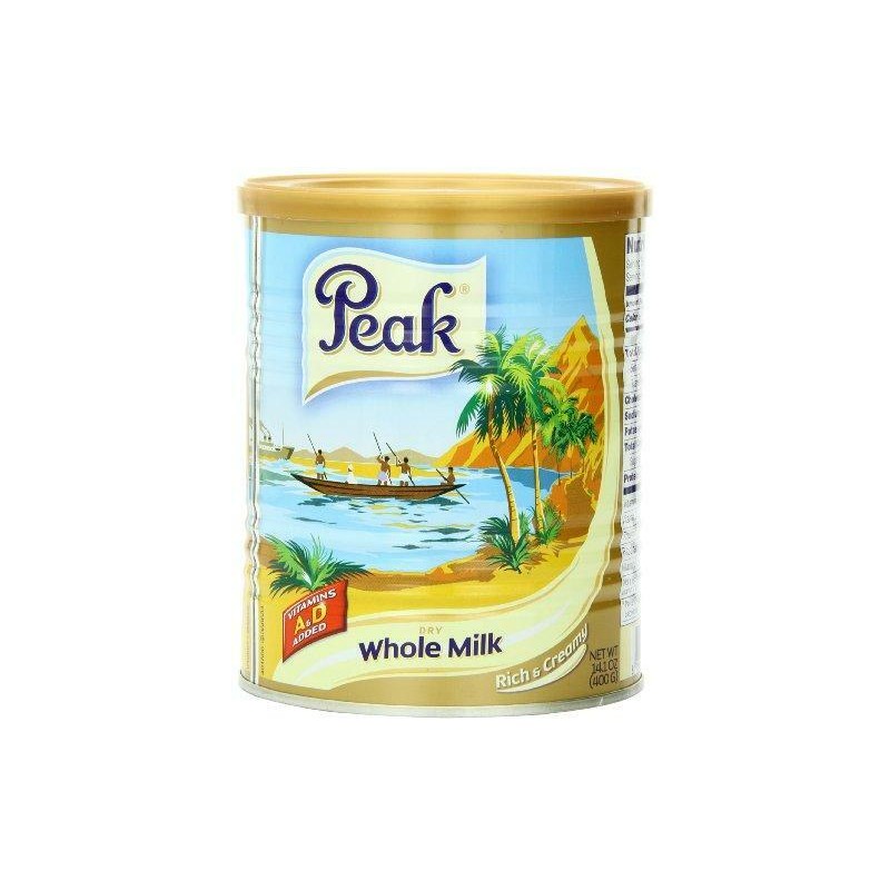 Peak Instant Full-Cream Dry Whole Milk Powder, 400-Grams
