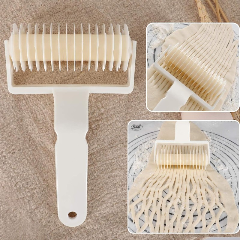 Dough Lattice Craft Roller Cutter Large Baking Tool Cookie Pie