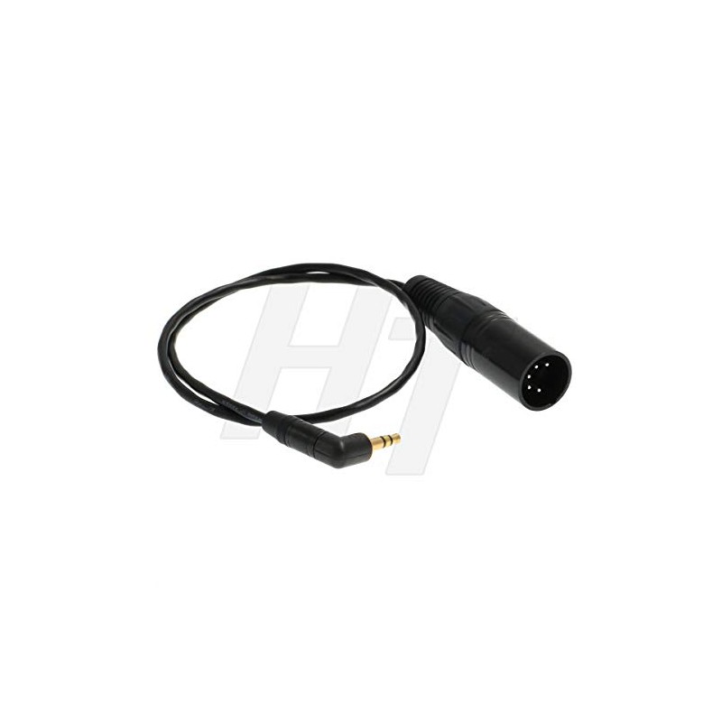 HangTon 3.5mm TRS Stereo XLR 5 Pin Male Audio Input
