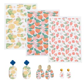 AHANDMAKER 3 Stile Frucht Transferpapier Keramik Abziehbilder Keramik Transfers Für Töpferkunst Buntes Frucht Ton Transferpapier Pottery Art Aufkleber Für Keramikglasur Achterbahn