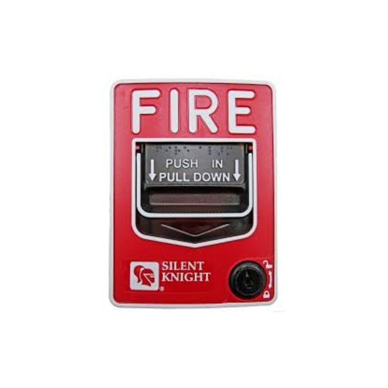 SILENT KNIGHT PS-DA Dual action pull station, key reset