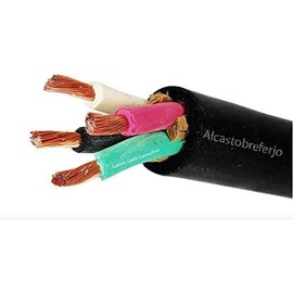 10/4 SOOW 4 Wire Bulk Cable, 10 Ft | Alcastobreferjo | 30 Amps 600v Water and Oil Resistant