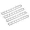 uxcell Adjustable Corner Code, 4Pcs 110x19mm - Stainless Steel Flat
