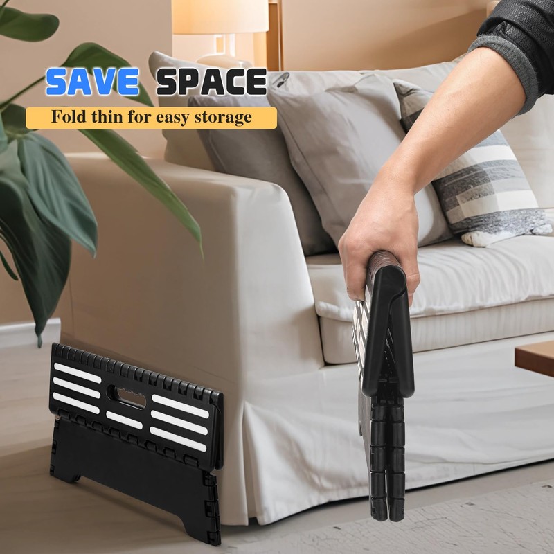 Step Stool Foldable, 5 inch Folding Step Stools for Adults,