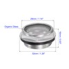 Air Compressor Oil Level Gauge Sight Glass Aluminum & Organic