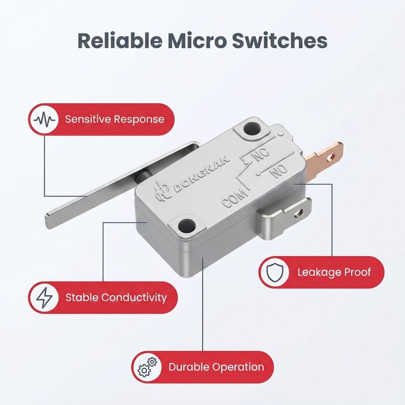 KW3-0Z Replacement Sensor Switch 16A 125/250VAC Hinge Lever Type Micro