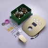 WHSHOWER 3 Way Shower Diverter Valve Push-Button Temperature Display Modern