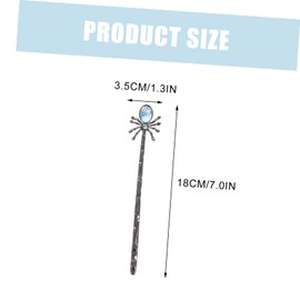 Ipetboom Pcs Japanese Hair Stick Women's Hair Bun Stick Spider Pin Glass Accessories Bun Slide