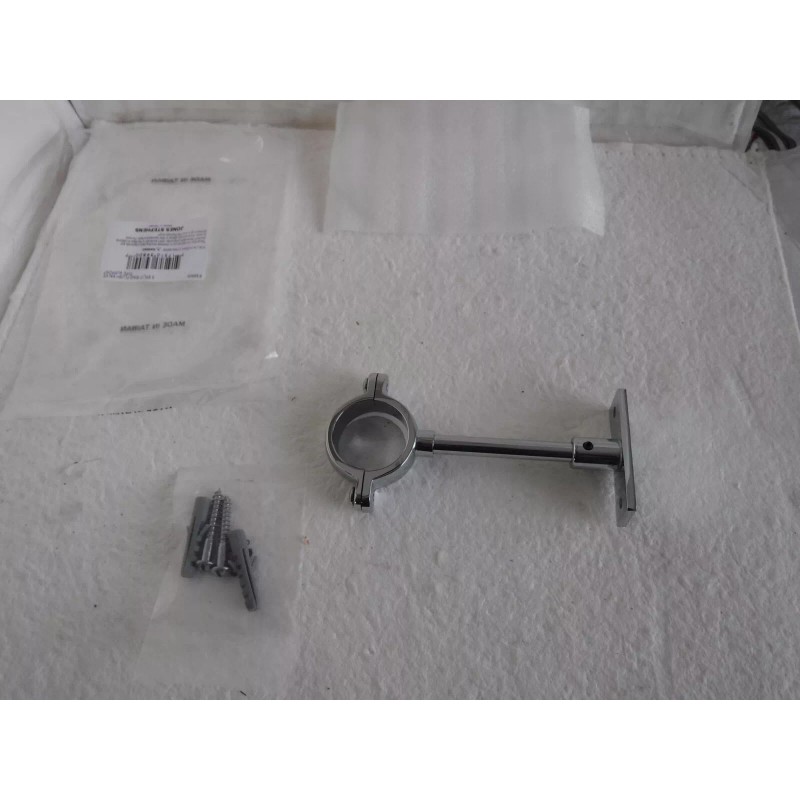 Jones Stephens 1-1/2" x 5" Flush Valve Pipe Support, Polished