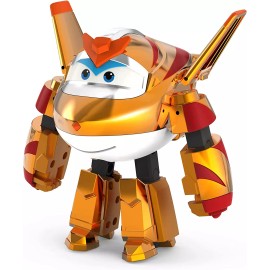 Auldey Super Wings 5" Transforming Golden Boy Airplane Toys, Vehicle Action Figure, Sup