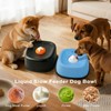 RAINWOOD Liquid Slow Feeder Dog Bowl with Floating Ball, Dog