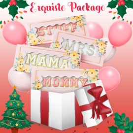 Y1tvei Bride Makeup Bag, Bridal Cosmetic Bag, Fiance Gifts for Women, Engagement Gift Basket for Her Bridal Shower, Mrs Bling Rhinestone Patches Wedding Purse, PU Leather Travel Toiletry Bag