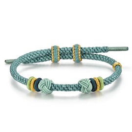 CHOW SANG SANG Hand-woven Knotted Harmony Blue Rope Bracelet for Women JFB0049
