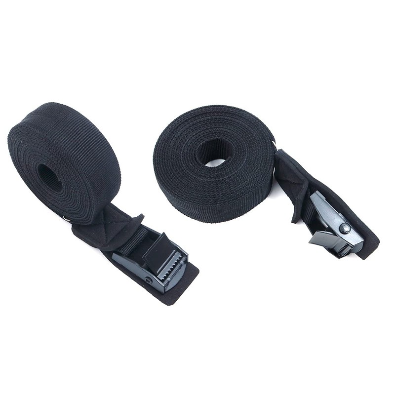 Tiardey 1 pair Black 10ft Tie Down Straps, Surfboard Canoe