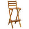 Christopher Knight Home Atlantic Outdoor Foldable Wood Barstool, 31", Natural