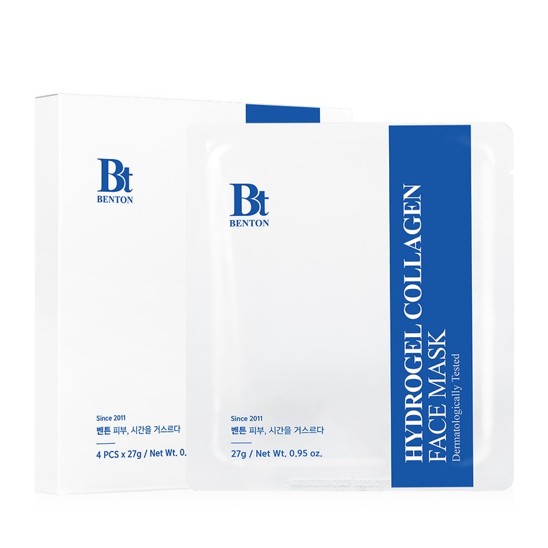 Benton Hydrogel Collagen Mask Pack, 1 pack per day, 4